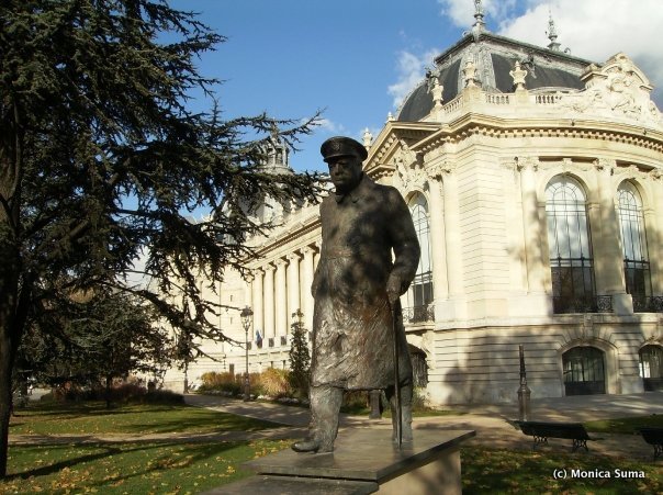 Winston Churchill statue Petite Palais Paris
