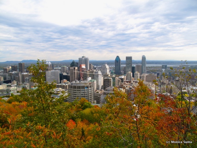 Montreal seen from Mount Royal