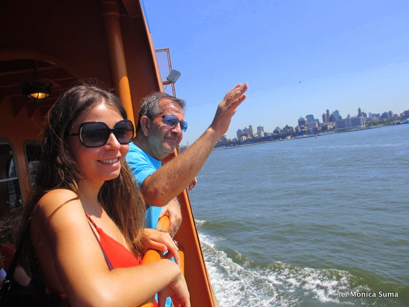 Cruising the Hudson River NYC